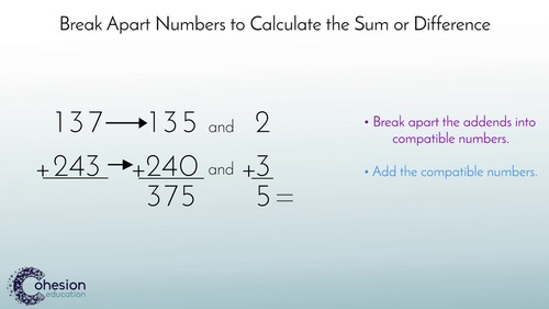 Preview of Fluently Add and Subtract Through 1,000