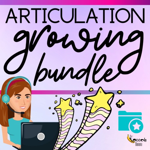 Preview of Articulation Boom Cards {Growing Bundle}