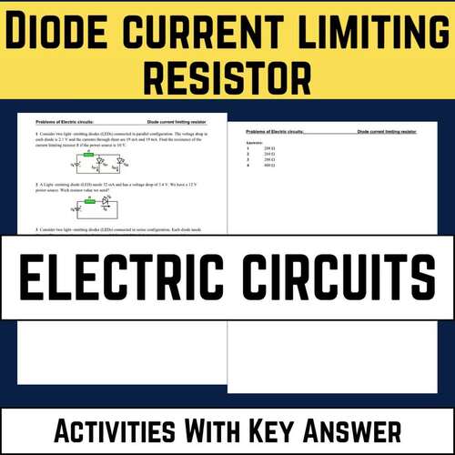 Introduction to Diodes: Calculating Current Limiting Resistors | TPT