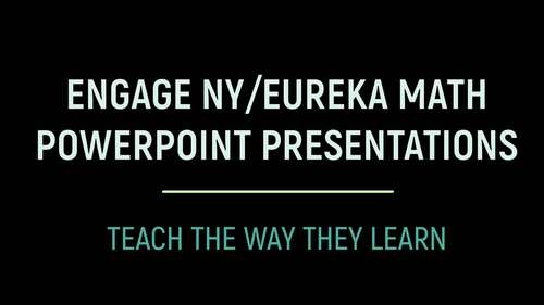 Engage NY Math PowerPoint Presentations Kindergarten Module 2 ALL LESSONS