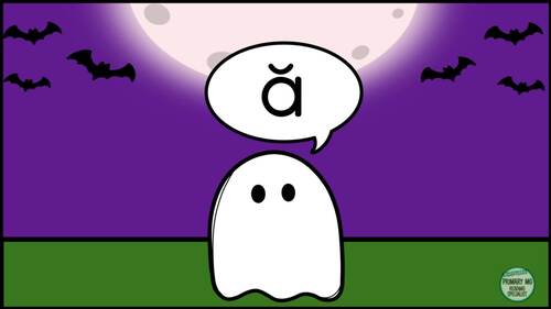 Halloween CVC Phonics | Backward Decoding | Digital Resource by Primary MG