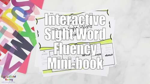 Pre Primer Sight Word Mini Book Set by Teaching Reading Made Easy