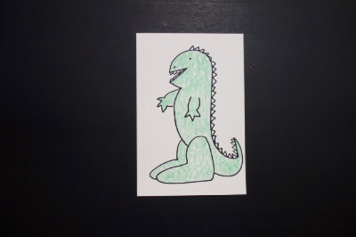 Preview of Let's Draw a GREEN Baby Godzilla! (Colors)