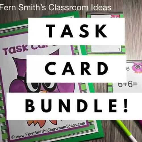 Addition and Subtraction Task Cards Bundle