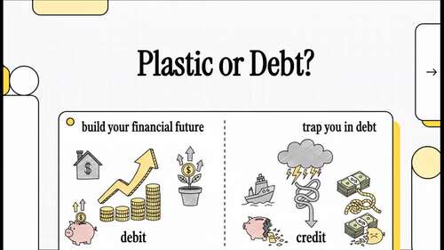 Debit vs. Credit Cards Lesson | Financial Literacy | High School