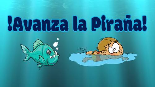 Preview of ¡Avanza la Piraña! (Learn how to use this popular Spanish guessing game!)