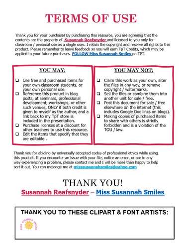 Preschool Forms for UPK/Daycare by Miss Susannah Smiles | TpT