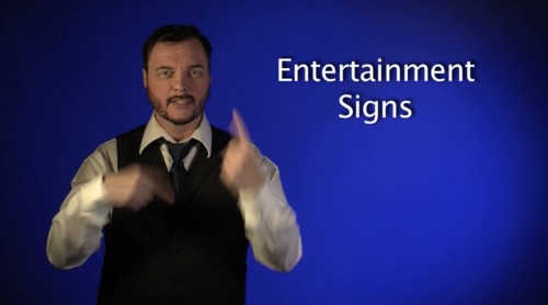 Preview of E14: ASL Vocabulary - Signs for Entertainment - Sign With Robert
