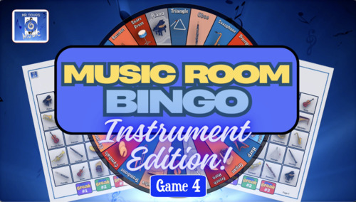 Preview of Music Room Bingo (Instrument Edition) Game #4