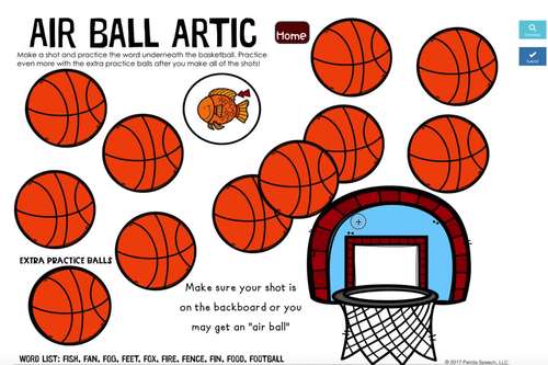Air Ball Articulation BOOM Cards Basketball Speech Therapy