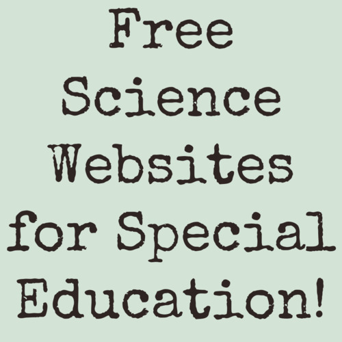 Preview of Top 5 Free Science Websites for Special Education
