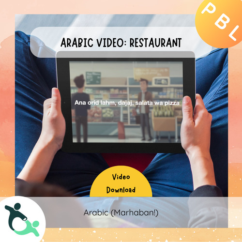 Preview of Arabic Restaurant Video For Kids | Arabic Restaurant Terms To Learn | Arabic