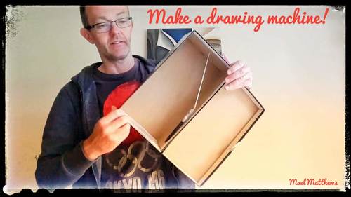 Preview of Video Art Lesson Tutorial. How to make a Drawing Machine!