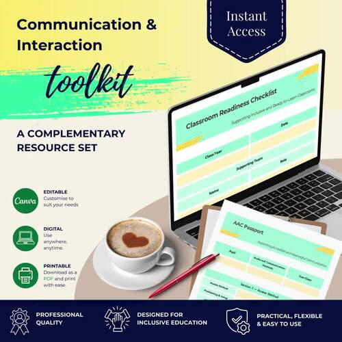 Communication & Interaction Toolkit | Editable Canva SEND Resources by ...
