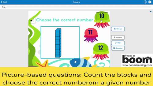 Place Value Tens and Ones Digital Boom Cards Math Kindergarten & 1st Grade