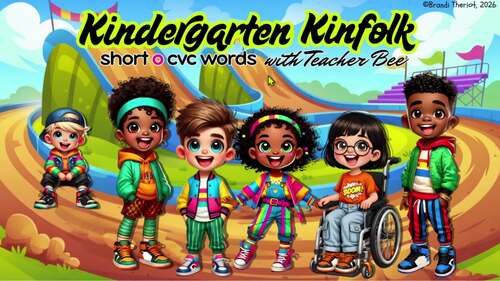 Short O CVC Word Family Animated Reading Slides | Kindergarten Phonics