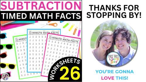 3rd Grade Math Fact Fluency Intervention Worksheet Data Tracking Sheet Pages