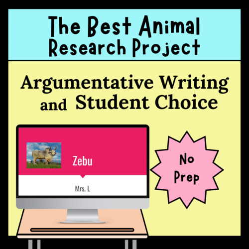 Preview of End of Year Project | Research and Argumentative Writing PREVIEW