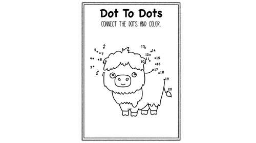 Dot to Dots/Animal Connect the Dots Worksheets/Connect the Dots ...