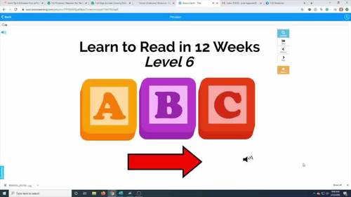 Learn to Read in 12 Weeks Level 6 - Activity Book and BoomCards Sight Words