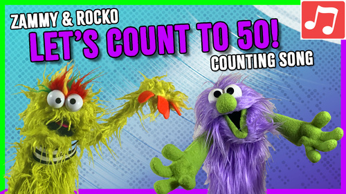 Preview of Let's Count to 50 with Zammy and Rocko!