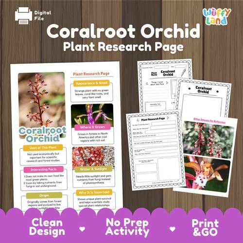 Coralroot Orchid Research Page | Non-Photosynthetic Plant Study | Life ...