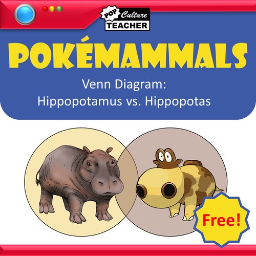Hippo vs. Hippopotas: Learning Venn Diagrams using Pokémon | TpT