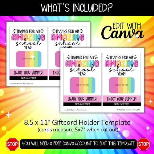 End of Year Teacher Staff Appreciation Amazing Last Day School Gift ...