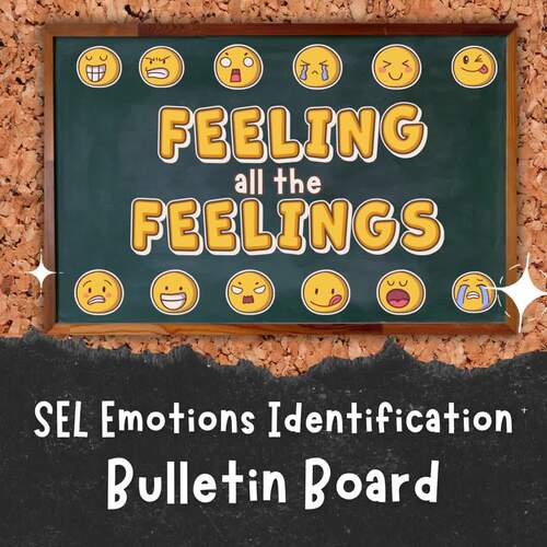 SEL Emotions Bulletin Board | Social Emotional Learning Classroom Decor
