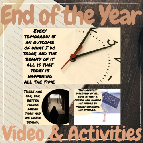 Preview of END OF THE YEAR "Looking Back to See Ahead" Video & Activities Kit!