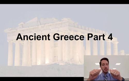 Preview of Ancient Greece Part 4 (Middle School Social Studies)