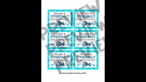 oFISHally Great Year Back to School Gift Tag, Printable PDF - My Party  Design