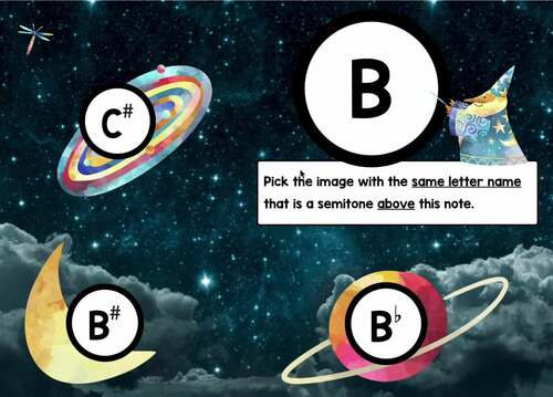 Chromatic Semitones Interactive Music Game for Band Music Centres and Piano