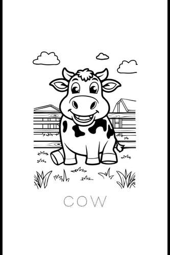 Kindergarten Animal Coloring Book | Printable Farm &amp; Pet Worksheets PDF