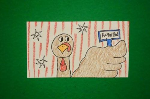Preview of Let's Draw a Turkey Pardon!
