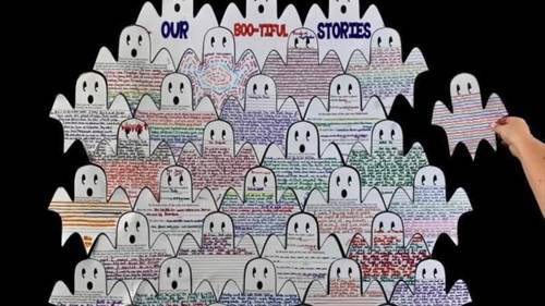 Ghost Story Halloween Writing Prompts Activity & Craft | October ...