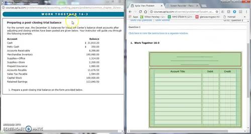 Accounting 9E- 16.3 Work Together by Crazy About Accounting | TPT