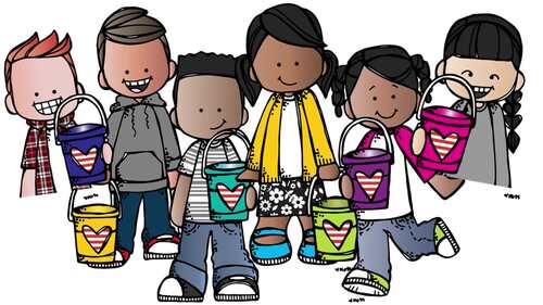 Bucket Filler Kidlettes clip art Be Kind clip art Mini by Melonheadz ...