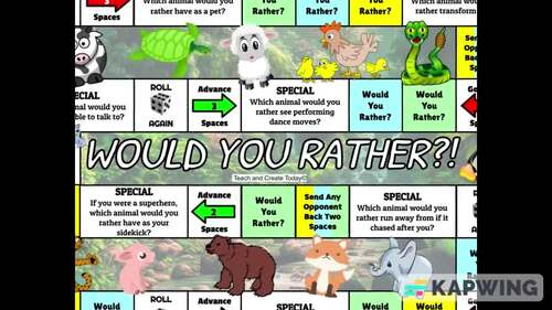 Would You Rather Board Game 4th of July Edition Family Conversation Skills