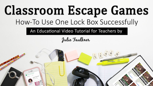 Preview of How To: Using One Lock Box for Your Classroom Escape Game, Video for Teachers