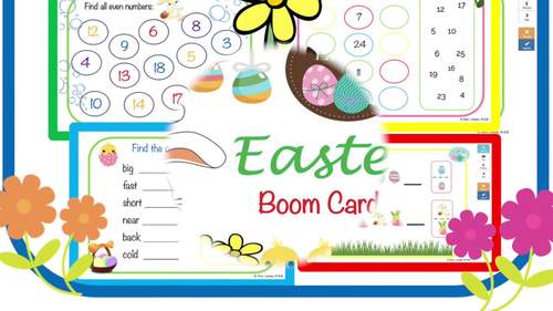 Easter Fun 1st Grade Math & Reading with Voiceover