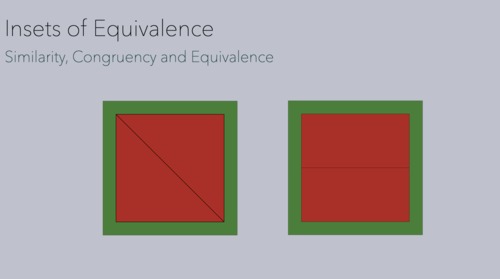 Preview of Montessori Insets of Equivalence: Similarity Congruency Equivalence Presentation