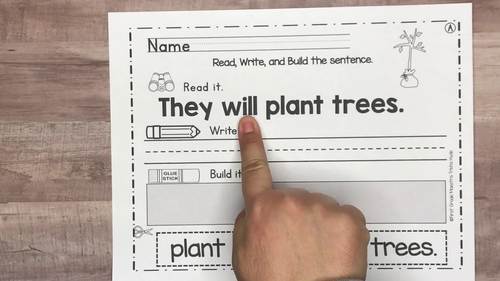 Earth Day Sentence Scrambles by First Grade Maestra Trisha Hyde