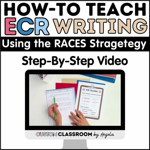 Preview of STAAR ECR: How to Teach ECR Writing Using the RACES Strategy