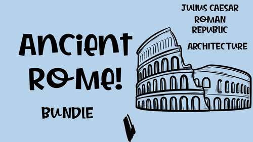 Ancient Rome Bundle Reading Comprehension Passages & Questions Government