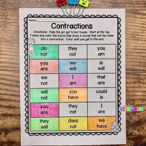 contractions-contraction-worksheets-by-teaching-second-grade-tpt