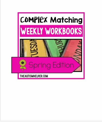 Complex Matching Weekly Workbooks - Spring Edition