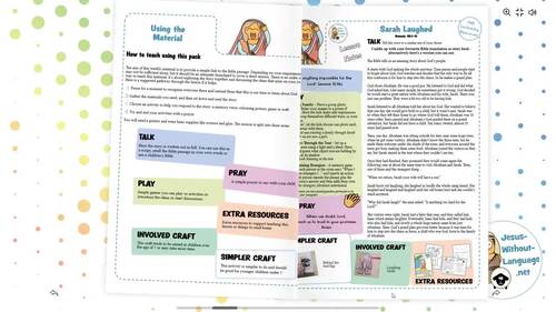 Genesis 18 - Sarah Laughed | Ministry lesson, Bible crafts, Games