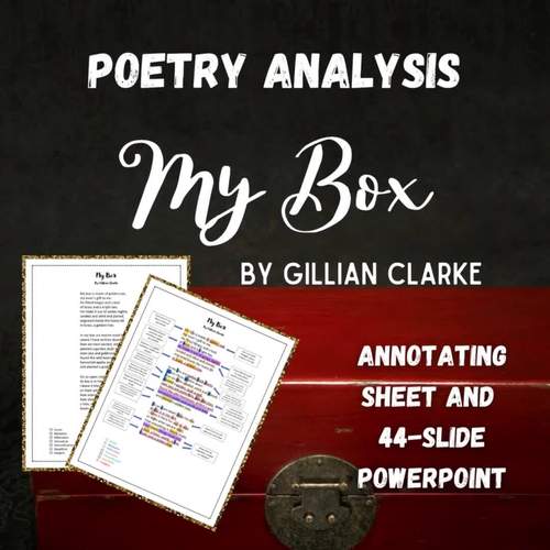 My Box | Gillian Clarke | British Poetry Analysis | Literature by ...