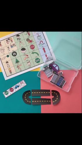 Core Vocabulary Task Boxes